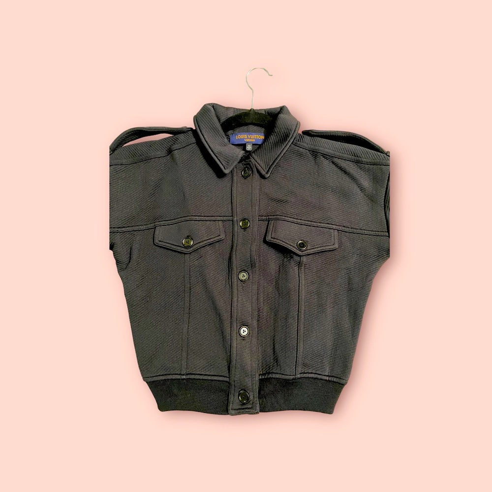 Louis Vuitton black Bomber jacket